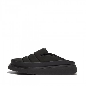 Black Fitflop Gen-Ff Poly Women's Mules | UAE-6857-KLBME