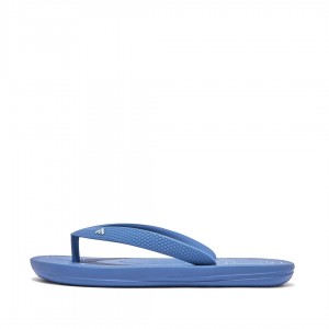 Blue Fitflop Iqushion Rubber Kids' Flip Flops | UAE-7203-LVSIK