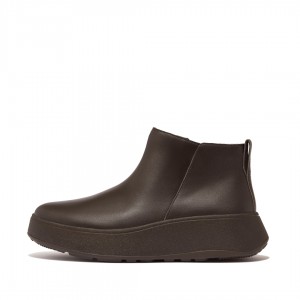 Brown Fitflop F-Mode Women's Ankle Boots | UAE-2419-AQTLF