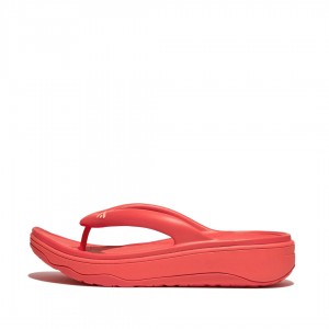 Red Fitflop Relieff Eva Tpu Thongs Women's Toe-Post Sandals | UAE-5062-ZWIFV