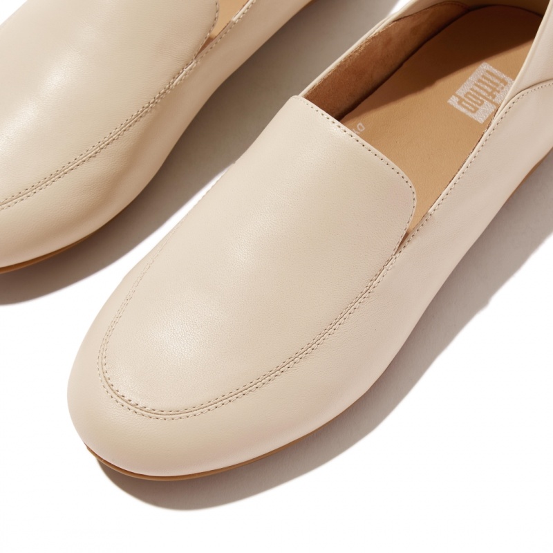 Beige Fitflop Allegro Women's Loafers | UAE-9284-YJDSL