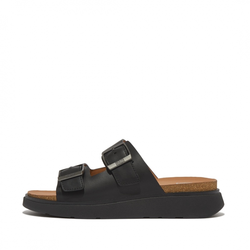 Black Fitflop Gen-Ff Men\'s Slides | UAE-2748-KNWTI