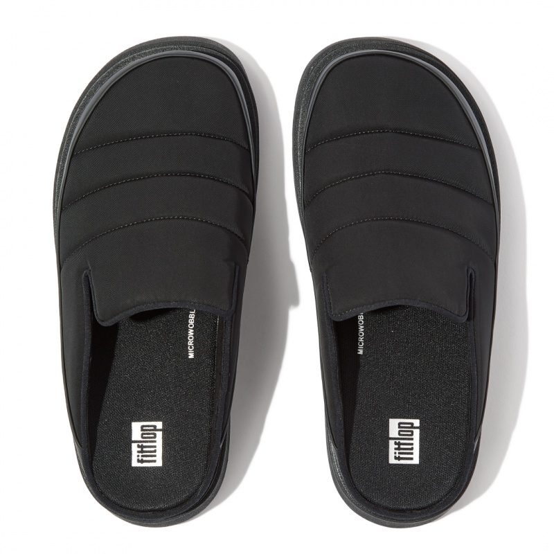 Black Fitflop Gen-Ff Poly Women's Mules | UAE-6857-KLBME