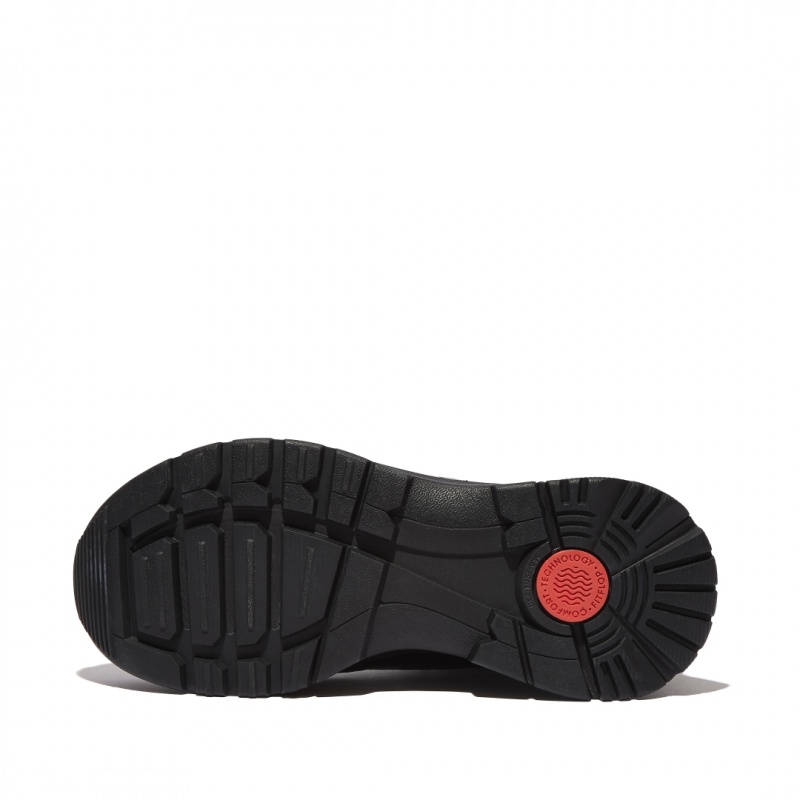 Black Fitflop Neo-D-Hyker Women's Walking Boots | UAE-9730-SNWME