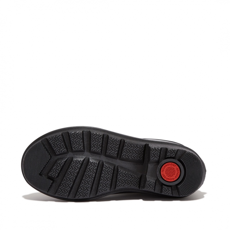 Black Fitflop Wonderwelly Welly Kids' Rubber Boots | UAE-5986-ZHXNE