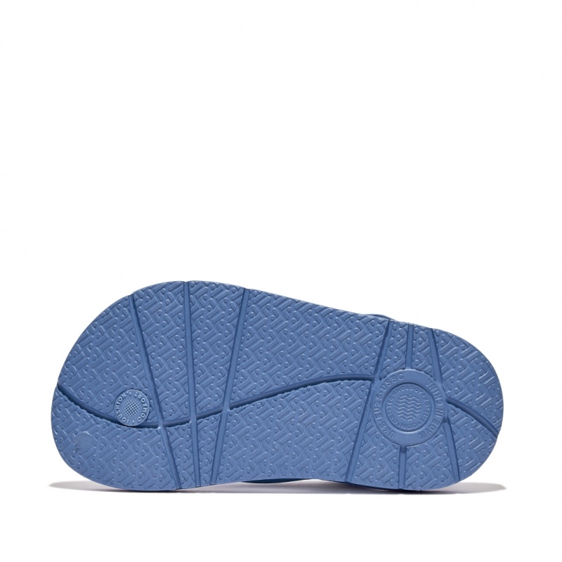 Blue Fitflop Iqushion Eva Back Straps Kids' Flip Flops | UAE-5194-MNLHV