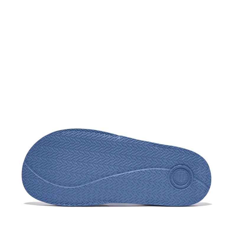 Blue Fitflop Iqushion Rubber Kids' Back-Strap Sandals | UAE-2056-XKYRC