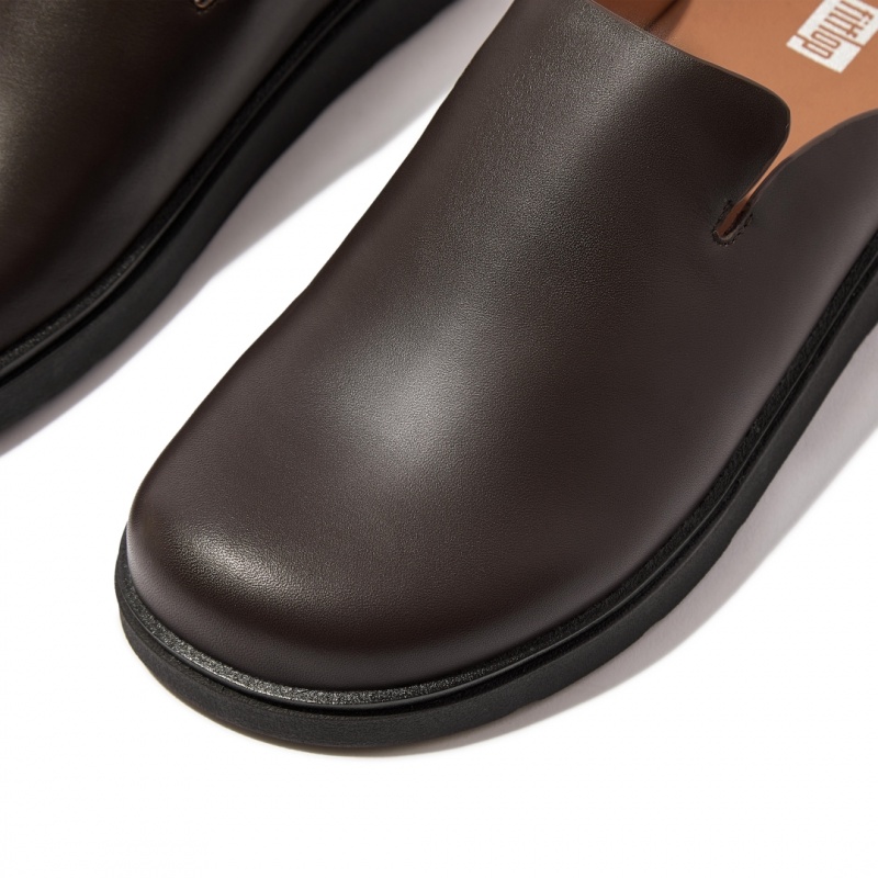 Brown Fitflop Gen-Ff Men's Mules | UAE-8267-YUXOR