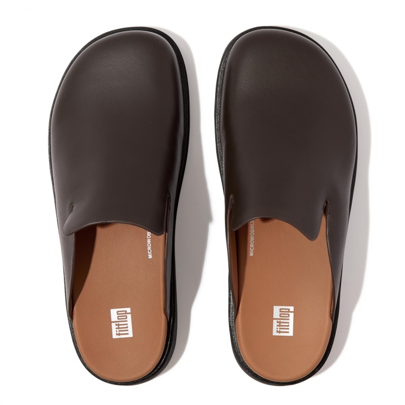 Brown Fitflop Gen-Ff Men's Mules | UAE-8267-YUXOR