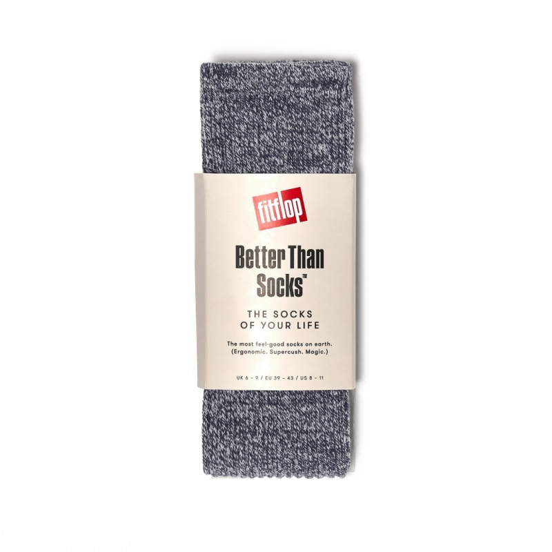 Grey Fitflop Better Than Cotton Mix Women's Socks | UAE-6580-NVQGL