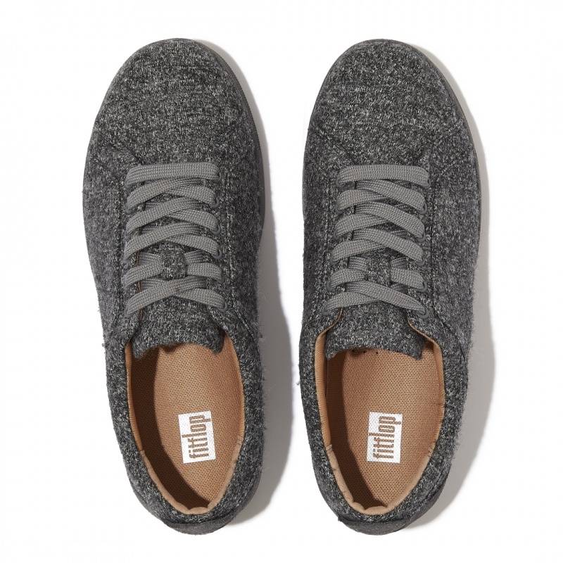 Grey Fitflop Rally Merino Wool Women's Sneakers | UAE-1265-WXRQL