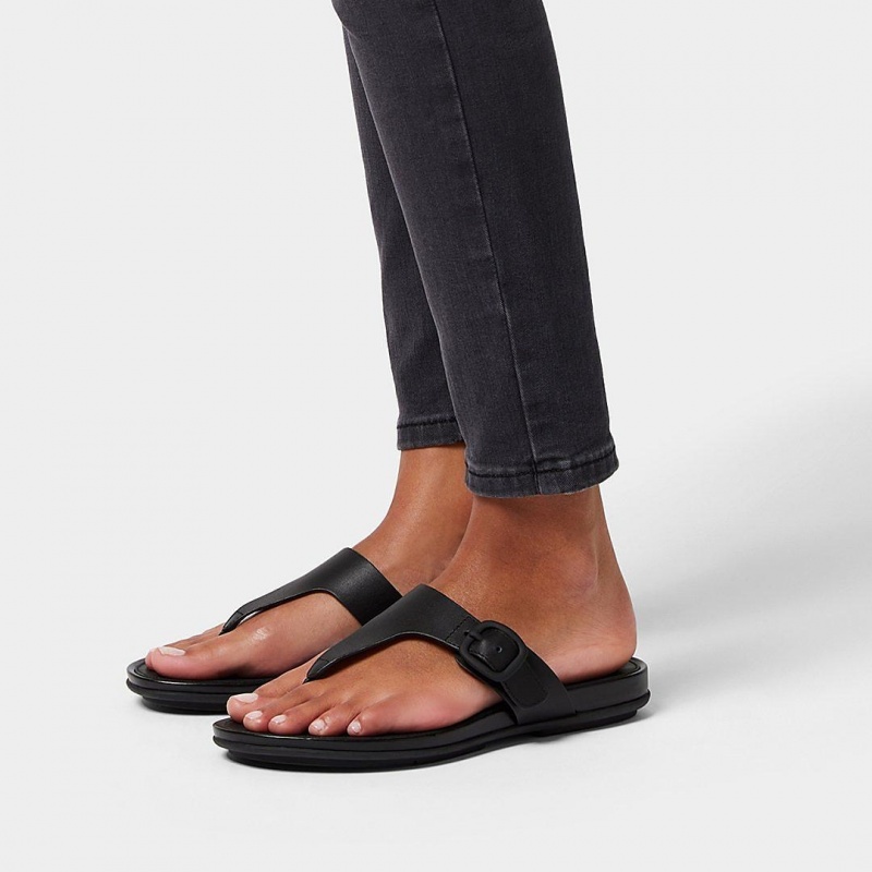 Navy Fitflop Gracie Toe Post Women's Sandals | UAE-8923-PVFZX