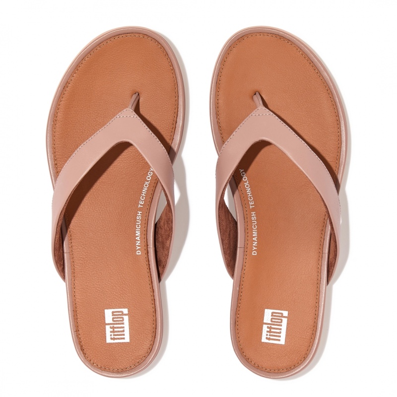 Pink Fitflop Gracie Women's Flip Flops | UAE-0435-PKIMD