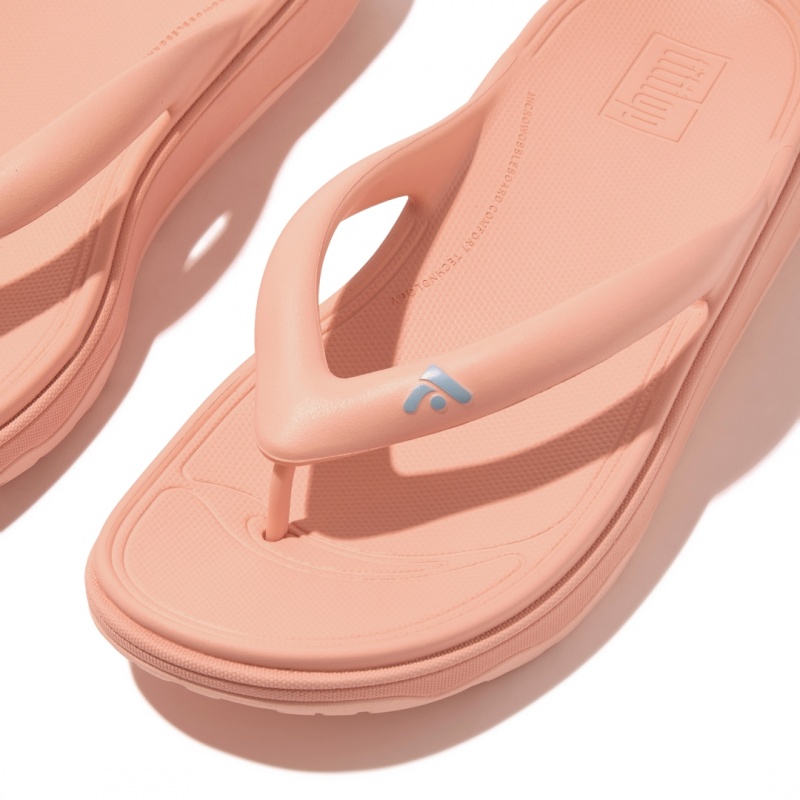 Pink Fitflop Relieff Eva Tpu Thongs Women's Toe-Post Sandals | UAE-9038-CGIKN