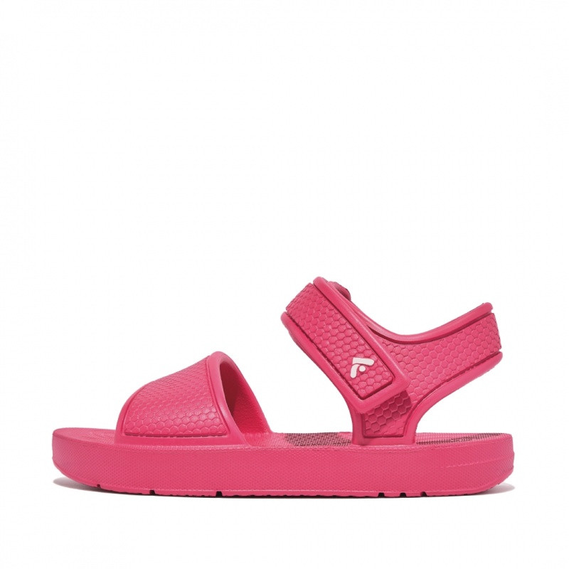 Red Fitflop Iqushion Eva Kids\' Back-Strap Sandals | UAE-5932-XSFJC