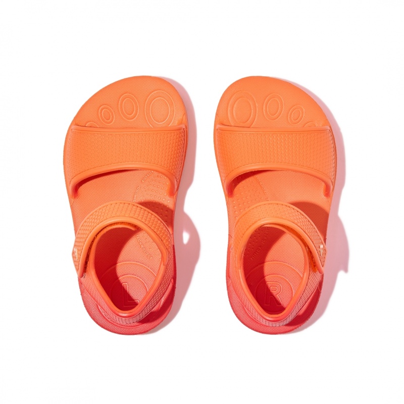 Red Fitflop Iqushion Eva Kids' Back-Strap Sandals | UAE-8407-VBSHD