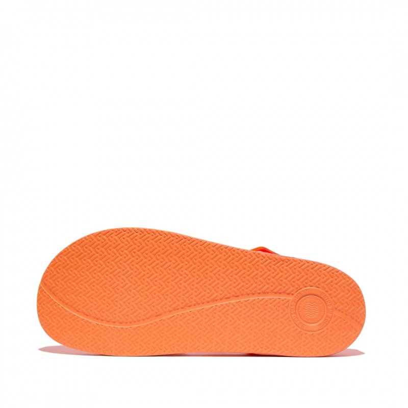 Red Fitflop Iqushion Rubber Kids' Back-Strap Sandals | UAE-8102-BGTSD