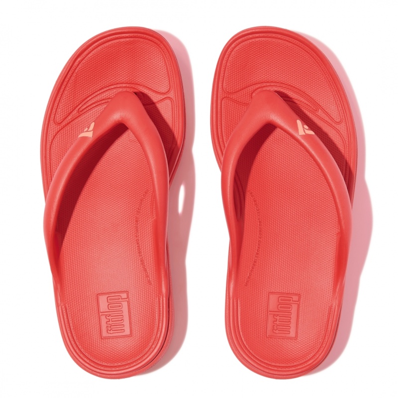 Red Fitflop Relieff Eva Tpu Thongs Women's Toe-Post Sandals | UAE-5062-ZWIFV