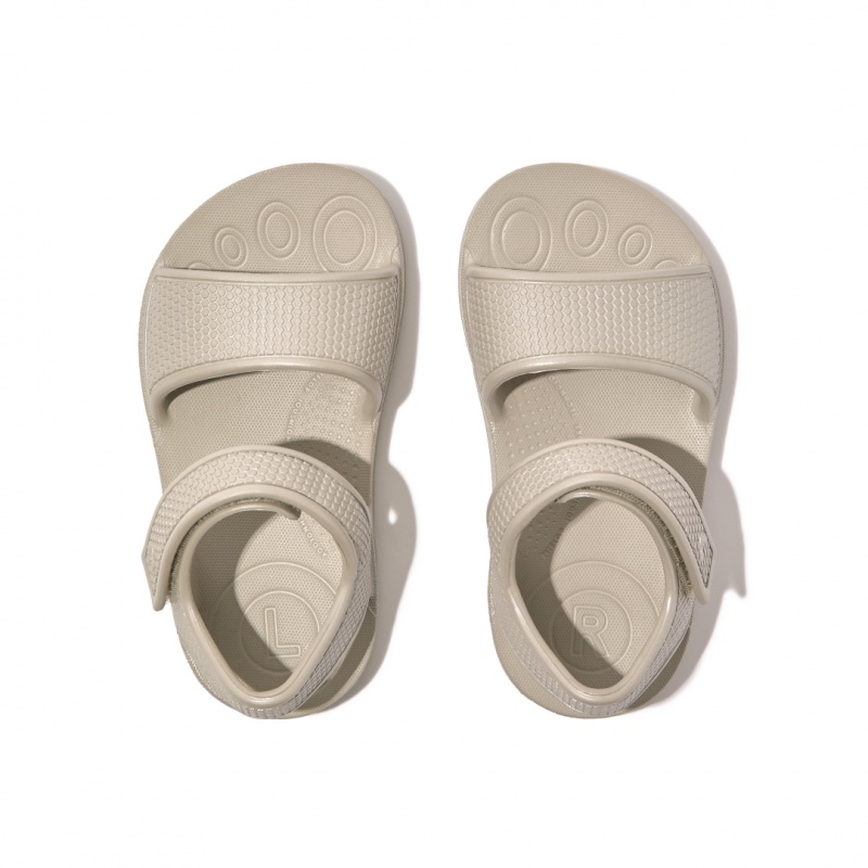 Silver Fitflop Iqushion Eva Kids' Back-Strap Sandals | UAE-8140-YDWOB