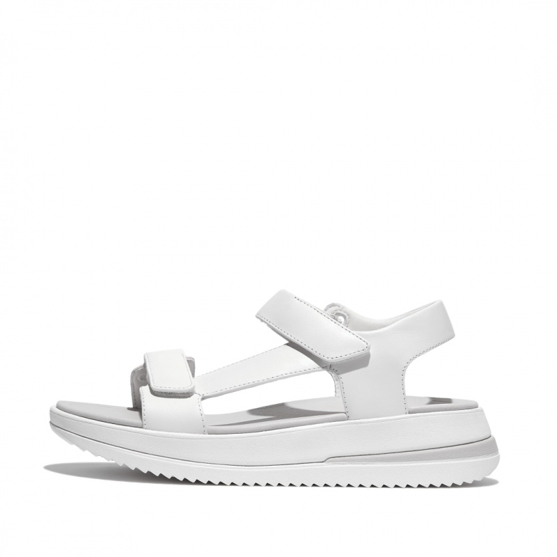 White Fitflop Surff Back Strap Women\'s Sandals | UAE-1064-EUNCP