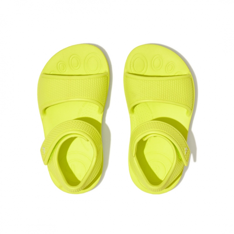 Yellow Fitflop Iqushion Eva Kids' Back-Strap Sandals | UAE-3964-XKQUE